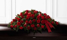 The FTD Dearly Departed(tm) Casket Spray from Backstage Florist in Richardson, Texas